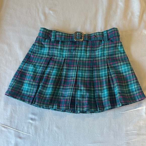 The Children's Place - Green Plaid Skirt - Picture 1 of 5